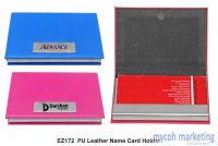 PU Leather Name Card Holder