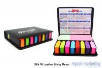 PU Leather Sticky Memo Box